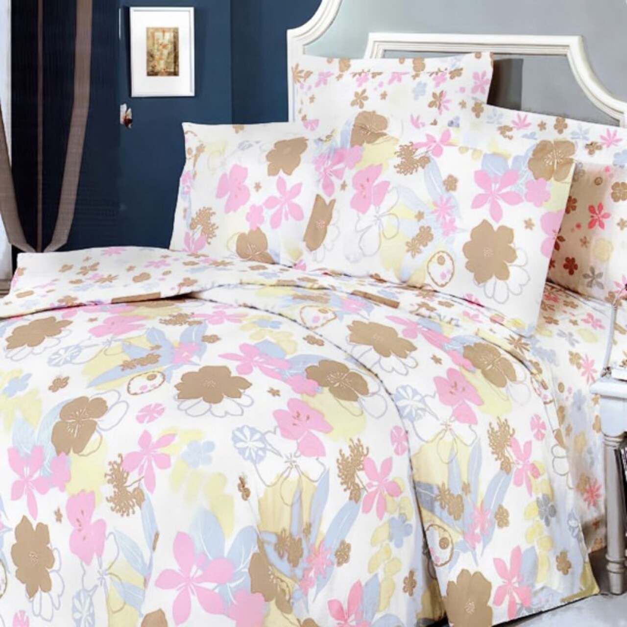 Luxury Bedding Set, 5 Botanical Themes, 300GSM, Duvet with Zipper
